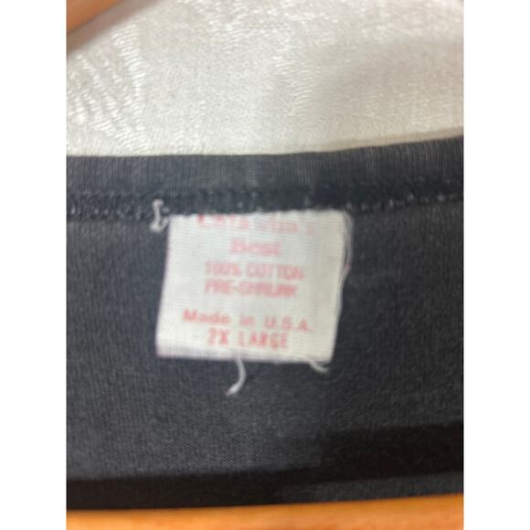 VTG Lost in the 50s T Shirt 2X Black Single Stitch USA Made Pink Convertible - Picture 3 of 9